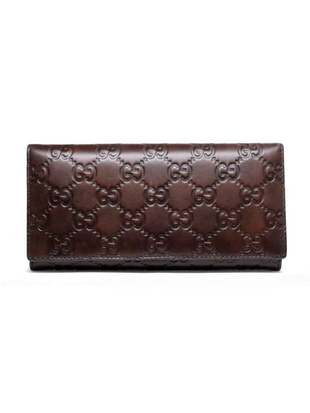 Gucci Guccissima Wallet Brown Leather